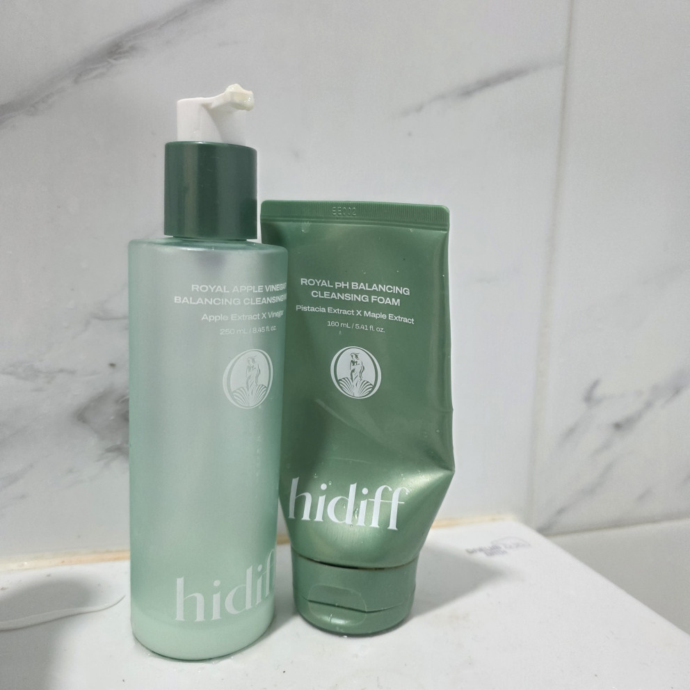 히디프 클렌징 밀크+클렌징폼 리뷰 이미지