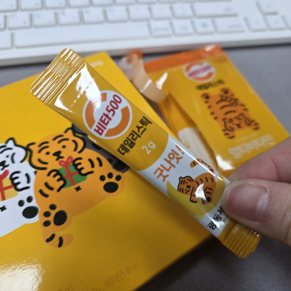 비타500 데일리스틱 리뷰 이미지