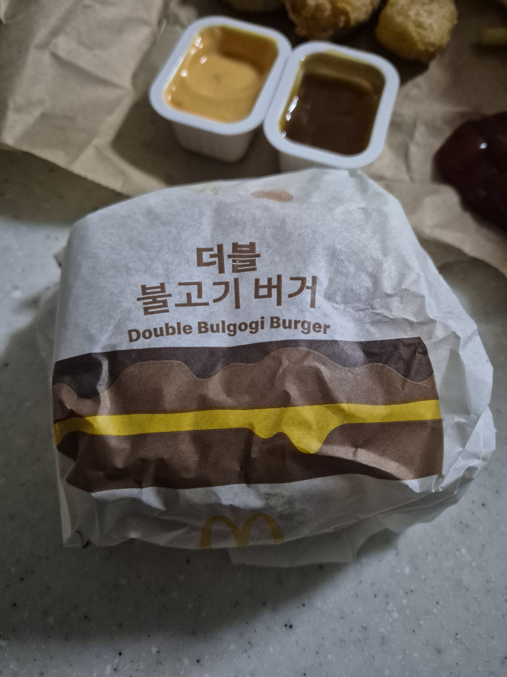 맥도날드 더블 불고기 버거 세트 리뷰 이미지