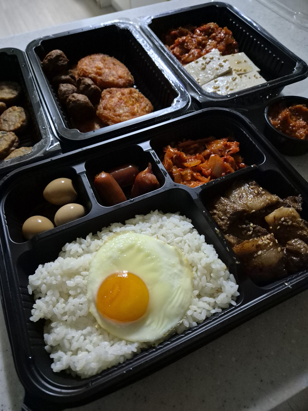 밥풀릭스 갈비 도시락 리뷰 이미지