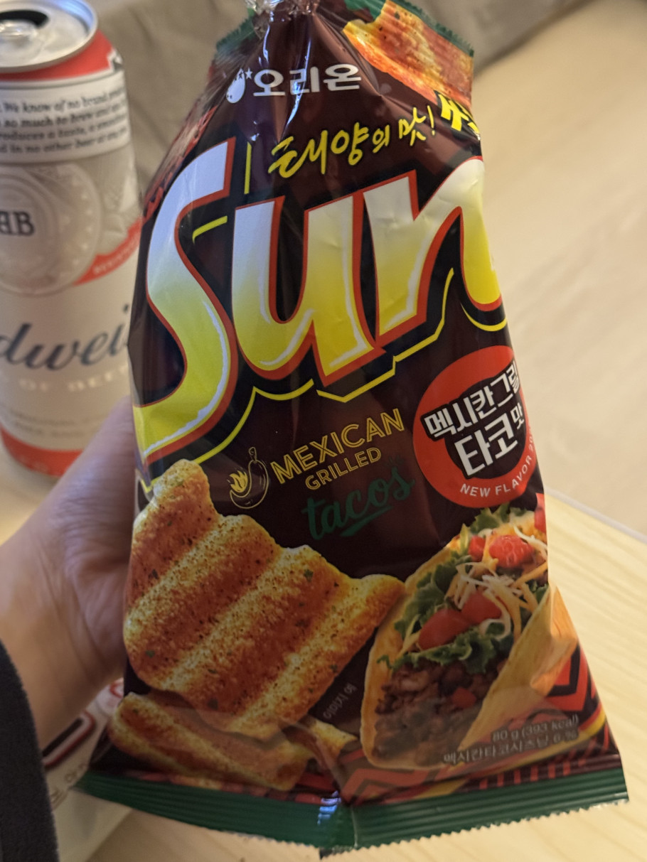 오리온 썬칩 멕시칸그릴타코맛 리뷰 이미지