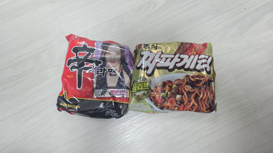 농심 신라면 + 짜파게티 리뷰 이미지