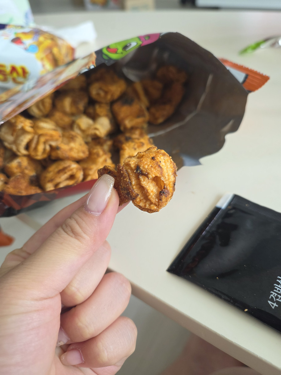 꼬북칩 바베큐&지미추리소스 리뷰 이미지