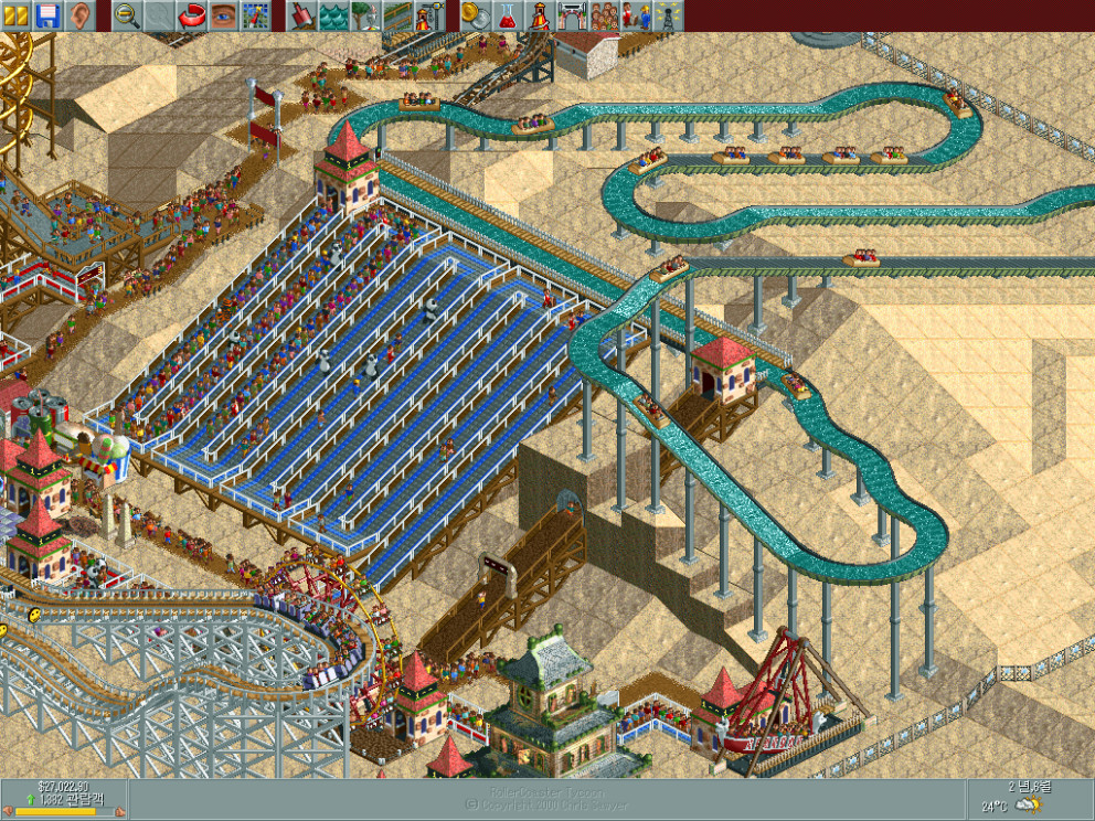 RollerCoaster Tycoon 2 리뷰 이미지