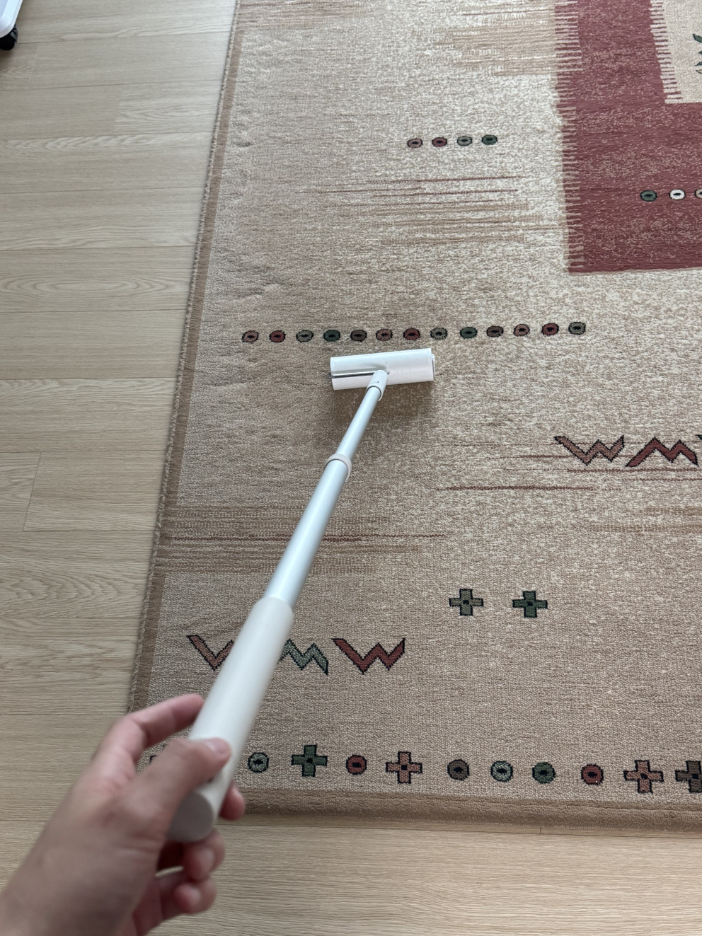 무인양품 헤드를 교체할 수 있는 신축식 폴 리뷰 이미지