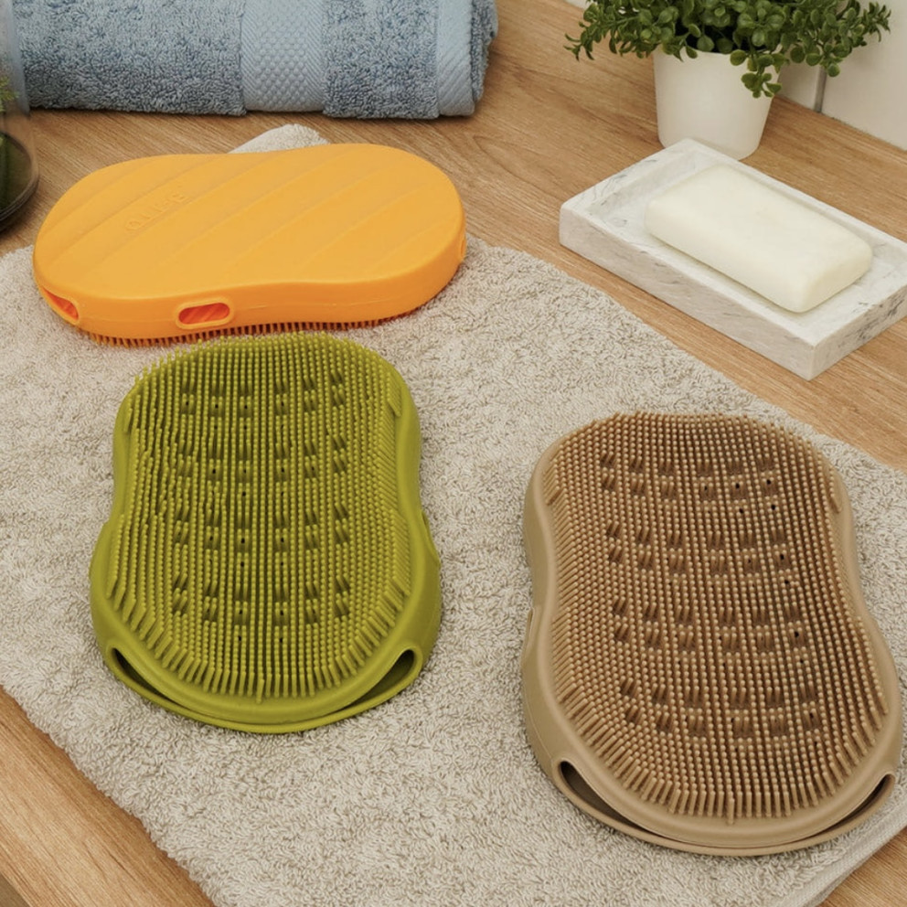 비비또 플래티늄 실리콘 목욕 브러쉬 바디 샤워장갑 리뷰 이미지