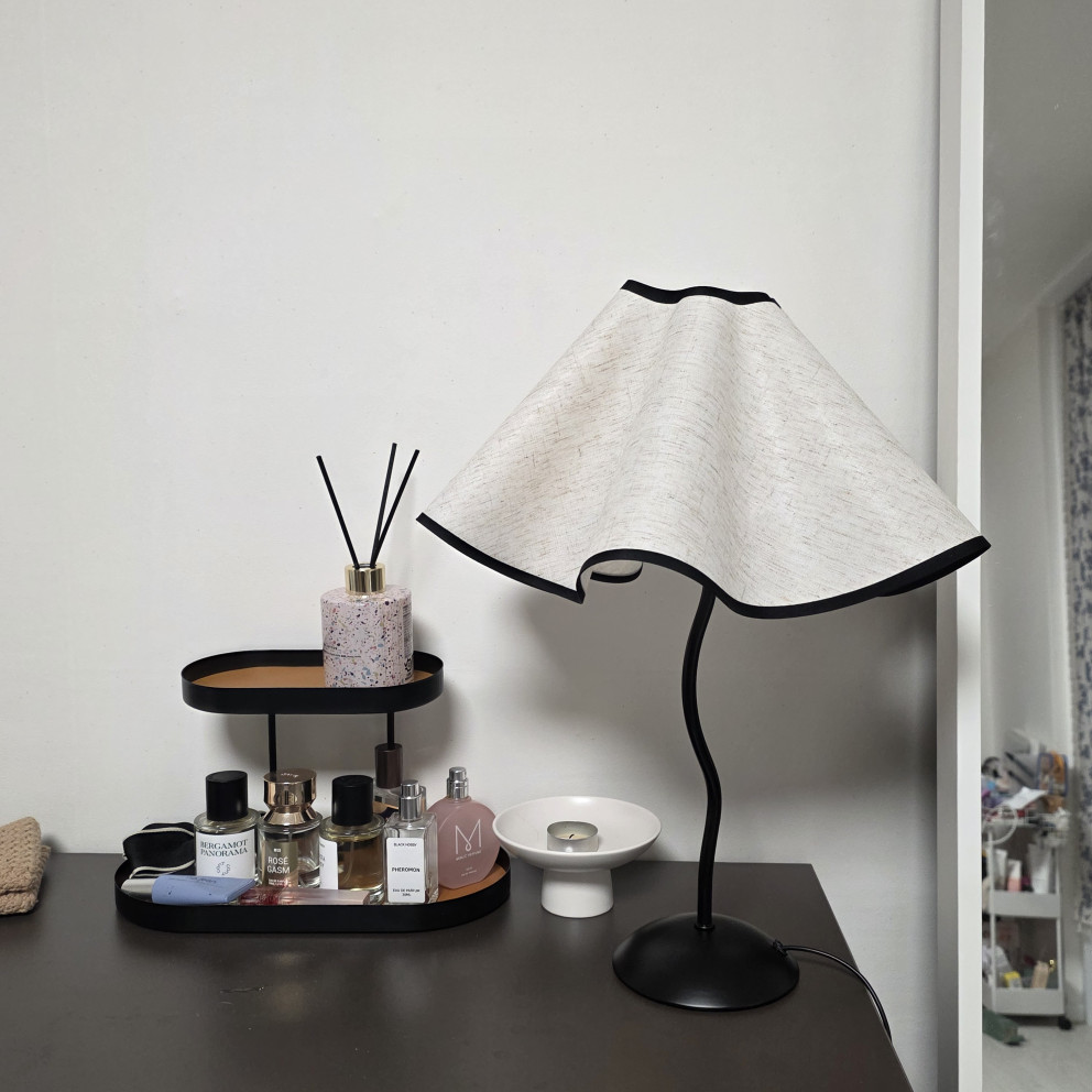 본디자인랩 치마 린넨 무드등 리뷰 이미지