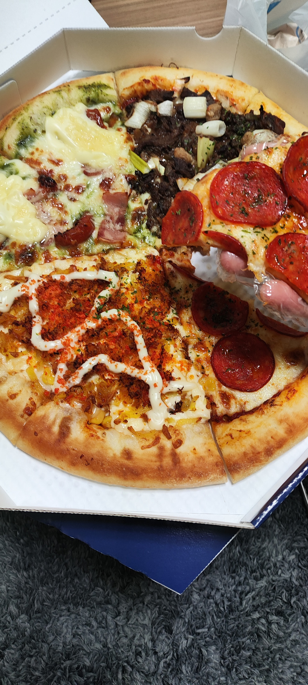 청년피자 원종고강점 리뷰 이미지